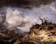 Philips Wouwerman Path through the Dunes oil painting reproduction